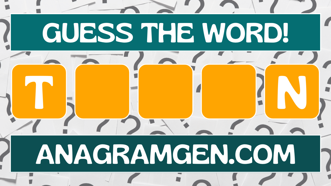 Guess the Word' - Boxes with Hidden Words, a Visual Puzzle Game